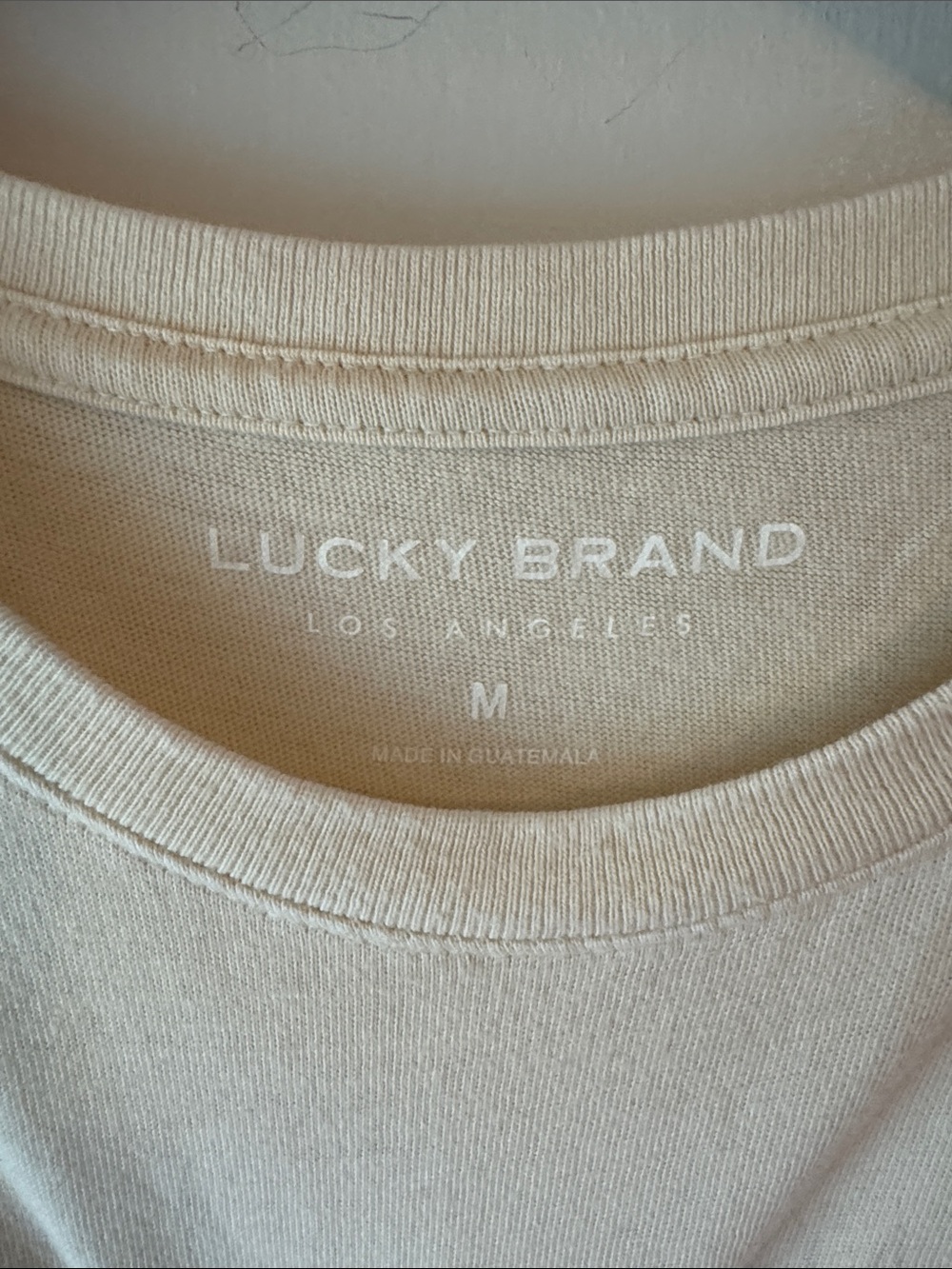 Lucky Brand Off-White Joan Jett and the Blackhearts Graphic Short Sleeve Tee - Picture 3 of 3